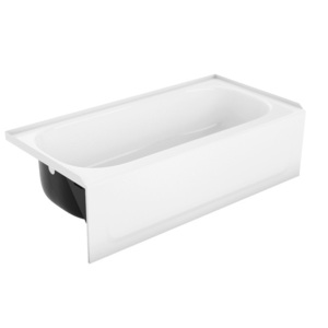 PFB16LWH Folsom 60'' x 30'' Soaking Tub - White