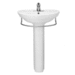American Standard A0268100020 White Pedestal Bathroom Sink