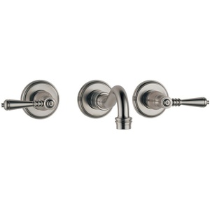 D65836LFBN Tresa Wall Mount Bathroom Faucet Bathroom Faucet - Brilliance Brushed Nickel D65836LFBN Tresa Wall Mount Bathroom Faucet Bathroom Faucet - Brilliance Brushed Nickel