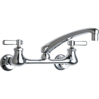 Two Handle Kitchen Faucet Wall Mount
