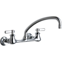 Two Handle Kitchen Faucet Wall Mount