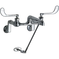  Wall Mount Kitchen Faucet - Polished Chrome