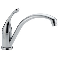  Collins Single Handle Kitchen Faucet - Chrome