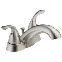  Classic 4'' Centerset Bathroom Faucet - Brilliance Stainless