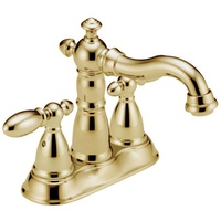  Victorian 4'' Centerset Bathroom Faucet - Brilliance Polished Brass