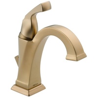  Dryden Single Hole Bathroom Faucet - Brilliance Champagne Bronze