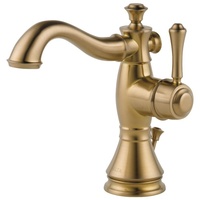  Cassidy Single Hole Bathroom Faucet - Brilliance Champagne Bronze