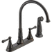 Delta Faucet D2497LFRB Venetian Bronze Two Handle Kitchen Faucet