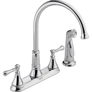 D2497LF Cassidy Two-Handle Kitchen Faucet - Chrome