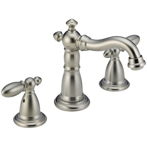 D3555SSMPUDST Victorian 8'' Widespread Bathroom Faucet - Brilliance Stainless