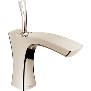 D552LFPNMPU Tesla Single Hole Bathroom Faucet - Brilliance Polished Nickel