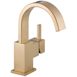 D553LFCZ Vero Single Hole Bathroom Faucet - Brilliance Champagne Bronze