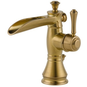 D598LFCZMPU Cassidy Single Hole Bathroom Faucet - Brilliance Champagne Bronze D598LFCZMPU Cassidy Single Hole Bathroom Faucet - Brilliance Champagne Bronze