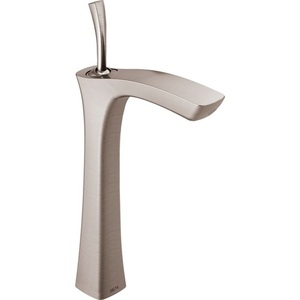 D752LFSS Tesla Vessel Filler Bathroom Faucet - Brilliance Stainless