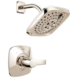 DT14252PN/DR10000UNBX Tesla Single Handle Shower Faucet - Brilliance Polished Nickel