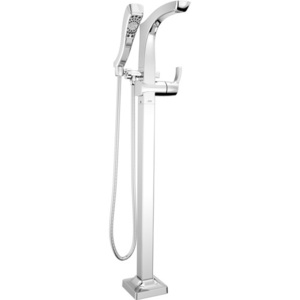 DT4752FL/DR4700FL Tesla Freestanding Tub Faucet - Chrome DT4752FL/DR4700FL Tesla Freestanding Tub Faucet - Chrome