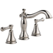 Delta Faucet D3597LFPNMPU Brilliance Polished Nickel 8'' Widespread Bathroom Sink Faucet