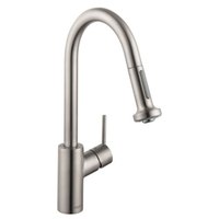  Talis S2 Pull-Out Spray Kitchen Faucet - Steel Optik
