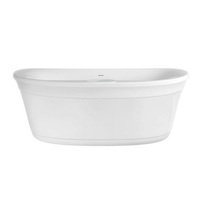  ArgaClassic Swirlpool  Unique Size Whirlpool Bath - Gloss White