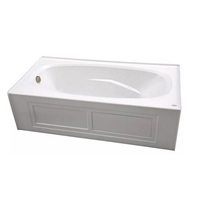  Amiga 72" x 36" Soaking Tub - White