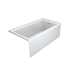 Jacuzzi JLNS6030ALR2XXW White 60'' x 30'' Air Tub