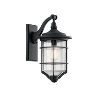 Kichler KK49127DBK Royal Marine Outdoor Entrance Wall Light