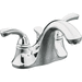 Kohler K10270-4-CP Polished Chrome 4'' Centerset Bathroom Sink Faucet