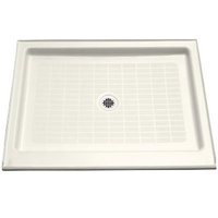  Purist Single Threshold 48'' and Larger Shower Base - Biscuit
