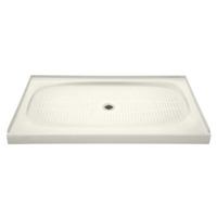  Salient Single Threshold 48'' and Larger Shower Base - Biscuit