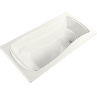  Mariposa 60'' x 36'' Soaking Tub - White