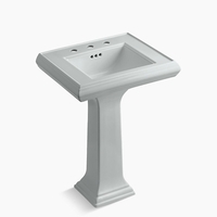  Memoirs Classic Pedestal Bathroom Sink - Ice Grey