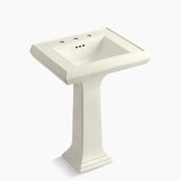  Memoirs Classic Pedestal Bathroom Sink - Biscuit