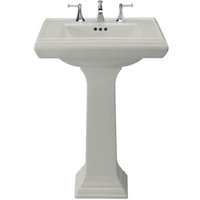 Memoirs Classic Pedestal Bathroom Sink - Ice Grey