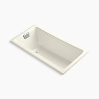  Tea-For-Two 60'' x 32'' Soaking Tub - Biscuit