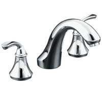  Forte Sculpted Deck Mount Tub Faucet - Polished Chrome