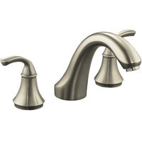  Forte Sculpted Deck Mount Tub Faucet - Vibrant Brushed Nickel