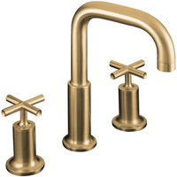  Purist Deck Mount Tub Faucet - Vibrant Brushed Bronze