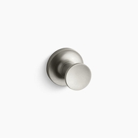  Purist Robe Hook Bathroom Accessory - Vibrant Brushed Nickel