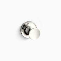  Purist Robe Hook Bathroom Accessory - Vibrant Polished Nickel