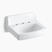 Kohler K2030-0 White Wall Hung Bathroom Sink