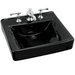 Kohler K2053-7 Black Wall Hung Bathroom Sink