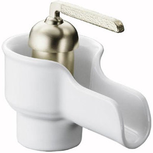 K11000-0 Bol Single Hole Bathroom Faucet - White K11000-0 Bol Single Hole Bathroom Faucet - White