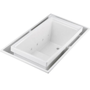 K1188-RE-0 Sok Unique Size Whirlpool Bath - White