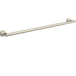 K14437-BN Purist Towel Bar Bathroom Accessory - Vibrant Brushed Nickel