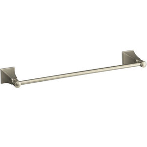 K485-BN Memoirs Stately Towel Bar Bathroom Accessory - Vibrant Brushed Nickel