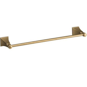 K486-BV Memoirs Stately Towel Bar Bathroom Accessory - Vibrant Brushed Bronze