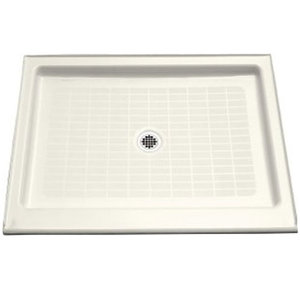 K9026-96 Purist Single Threshold 48'' and Larger Shower Base - Biscuit K9026-96 Purist Single Threshold 48'' and Larger Shower Base - Biscuit