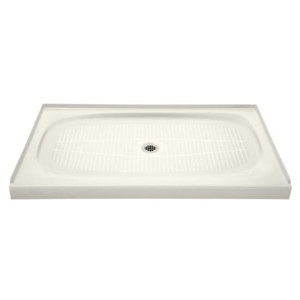 K9055-96 Salient Single Threshold 48'' and Larger Shower Base - Biscuit K9055-96 Salient Single Threshold 48'' and Larger Shower Base - Biscuit
