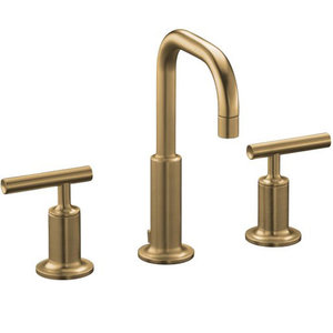 K14406-4-BV Purist 8'' Widespread Bathroom Faucet - Vibrant Brushed Bronze