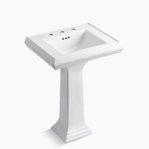 K2238-8-0 Memoirs Classic Pedestal Bathroom Sink - White